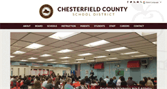 Desktop Screenshot of chesterfieldschools.org